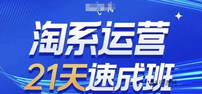 淘系运营21天速成班，0基础轻松搞定淘系运营，不做假把式，快速复制落地(更新26年4月)-VSS博客
