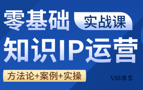 老姜·零基础知识变现实操课-VSS博客