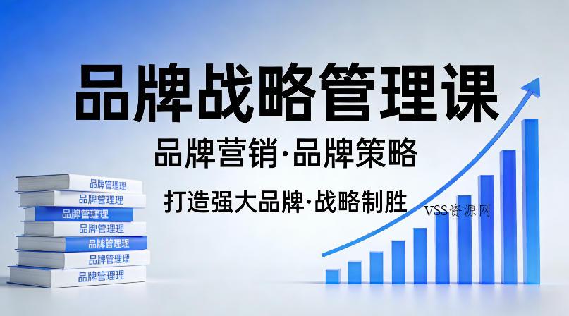 打造强大的品牌!品牌战略管理课,品牌营销,品牌策略