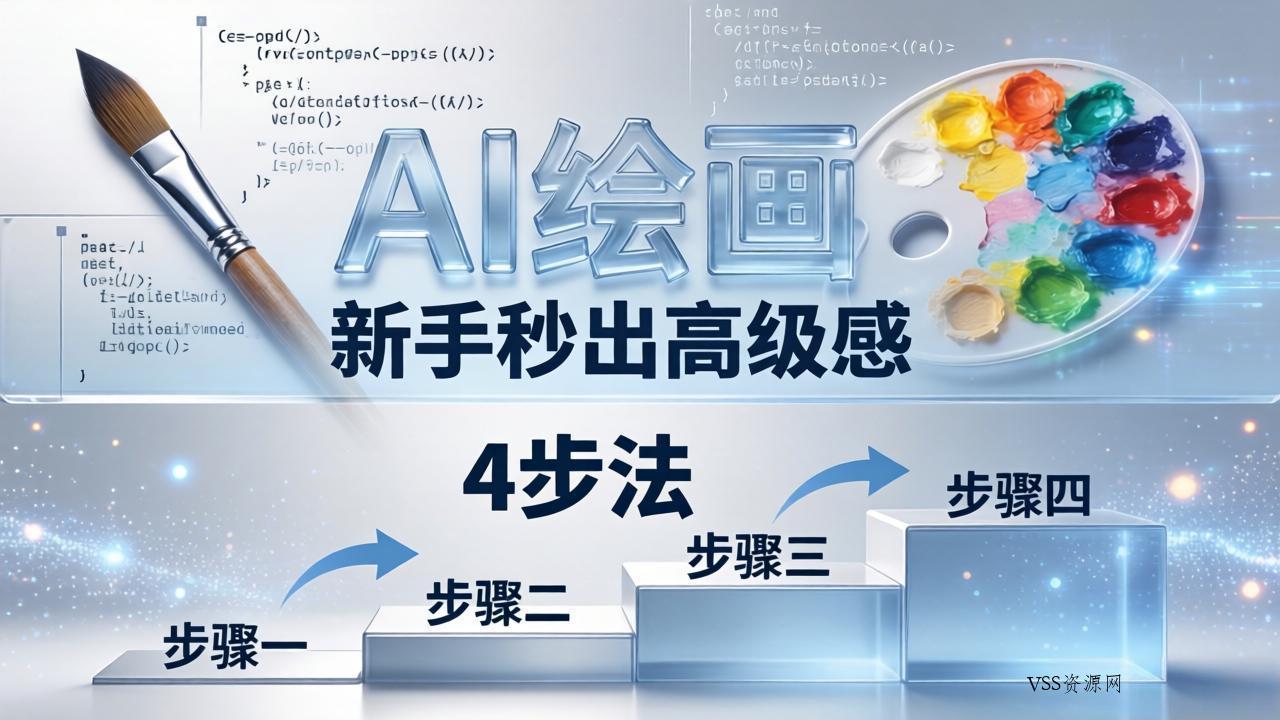 AI绘画入门别再硬磕了！即梦4步法：万能提示词公式+BRTR框架，新手秒出高级感-VSS博客