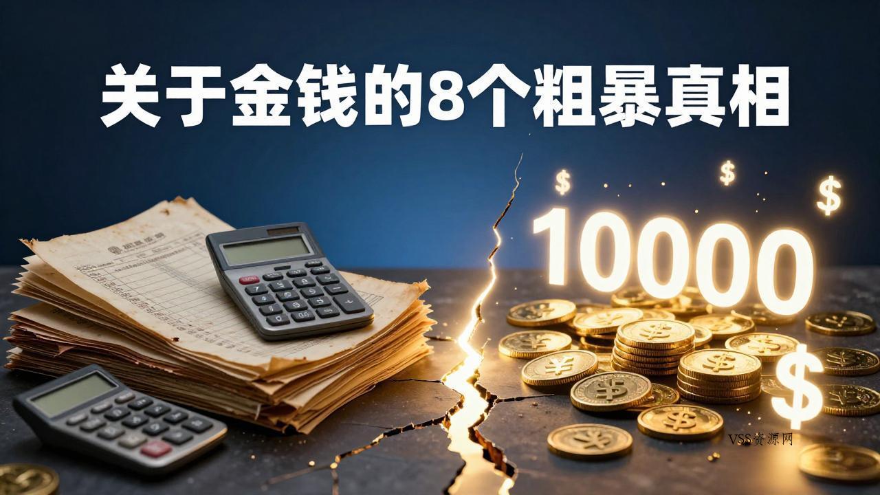 付费文章：关于金钱的 8 个粗暴真相，彻底重塑你的赚钱思维与财富认知-VSS博客