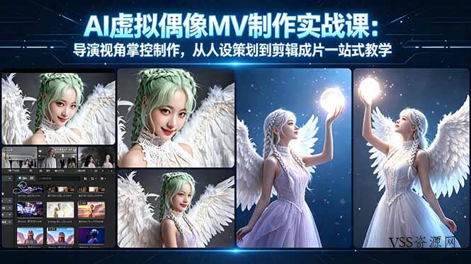 AI虚拟偶像MV制作实战教学：导演视角掌控制作，从人设策划到剪辑成片一站式教学-VSS博客