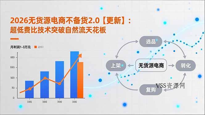 2026无货源电商不备货2.0【更新-4月】：超低费比技术突破自然流天花板，单店月利润1-3万元-VSS博客