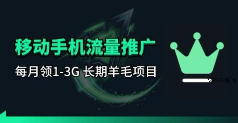 手机流量领取推广_每月一轮,刚需类的长期项目
