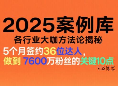 波波来了案例库，收录各行业大咖的方法论，各行业大咖方法论揭秘(更新2026年3月)-VSS博客