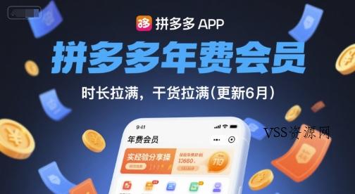 拼多多年费会员，实经验分享操，时长拉满，干货拉满(更新26年3月31日)-VSS博客