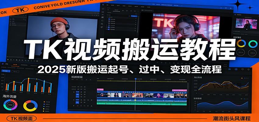 TK视频搬运教程：2025新版搬运起号、过中、变现全流程-VSS博客