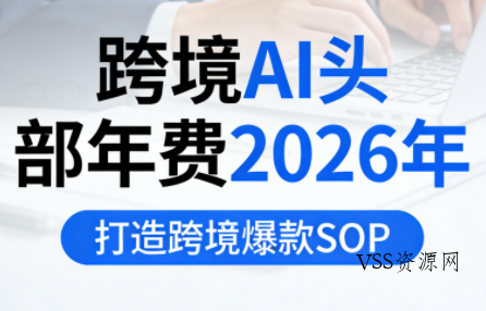 跨境AI头部年费2026年，打造跨境爆款SOP(更新3月)-VSS博客